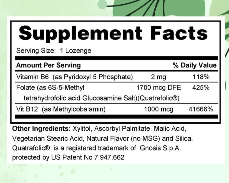 Holistic Methylation Lozenges (Vitamin B12)