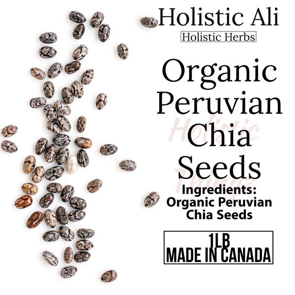 Chia Seeds 1lb Bag Organically grown from Peru
