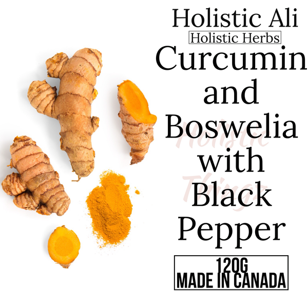 95% Curcumin + Boswellia Extract and Black Pepper Powder (2 Sizes)