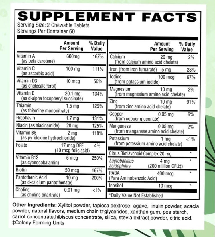 Holistic Kids Multi Chewable