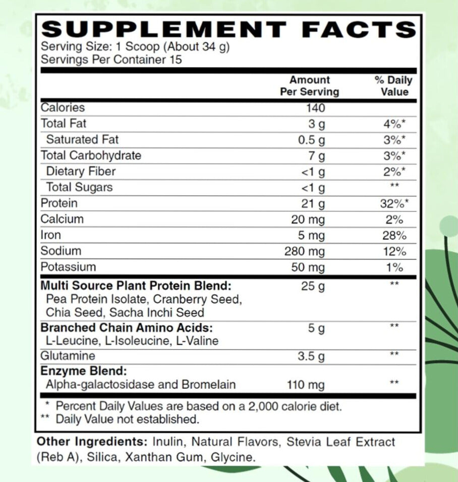 Holistic Vegan Protein (Vanilla)