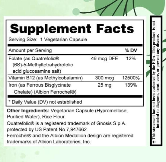 Holistic Iron (Non Constipating Iron)
