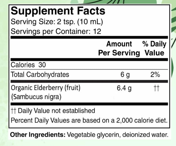 Holistic Elderberry Syrup