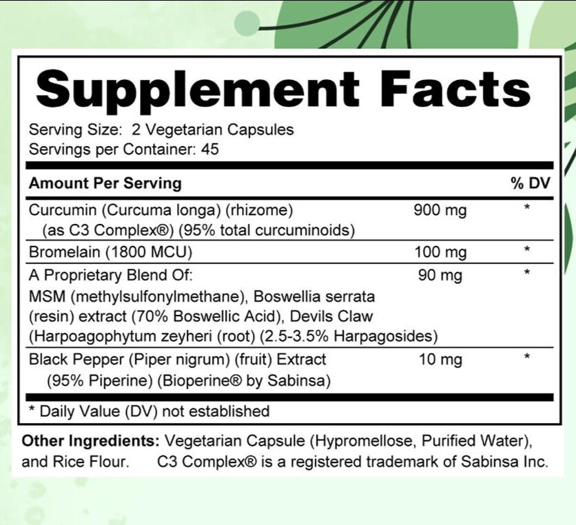 Holistic Curcumin Plus Bromelain