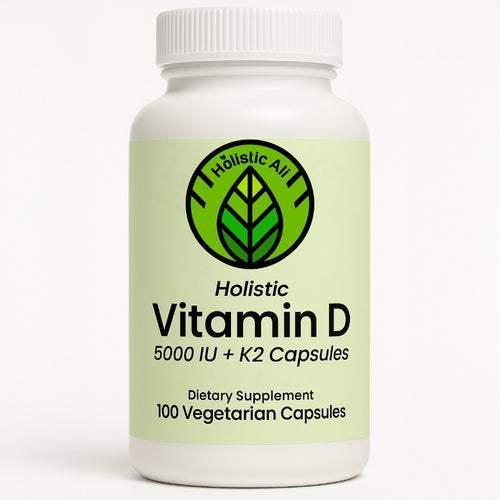 Holistic Vitamin D 5000 IU + K2 Capsules