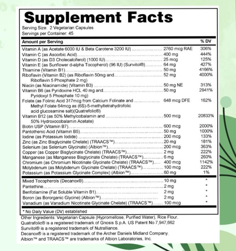 Holistic MultiVitamin Capsules