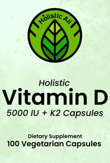 Holistic Vitamin D 5000 IU + K2 Capsules