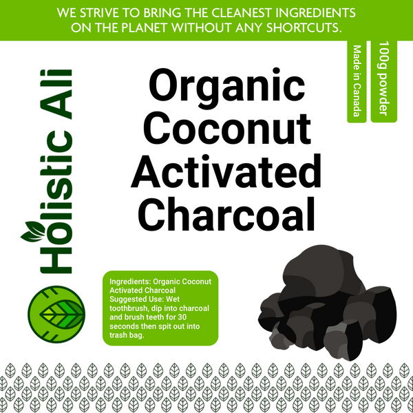 100% Organic Coconut Charcoal 100g + Free Toothbrush