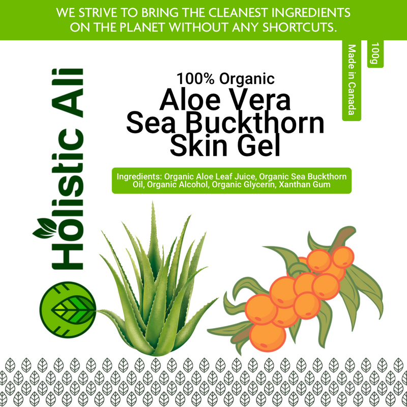Organic Sea Buckthorn and Aloe Skin Gel 100g