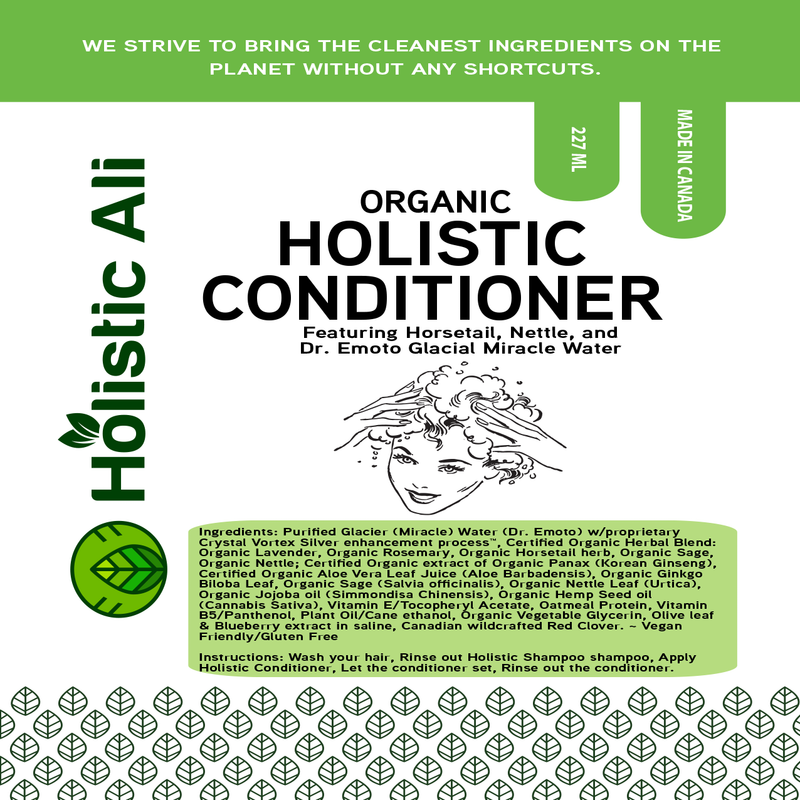 Organic Holistic Shampoo and Conditioner (1 Bottle shampoo, 1 Bottle Conditioner)