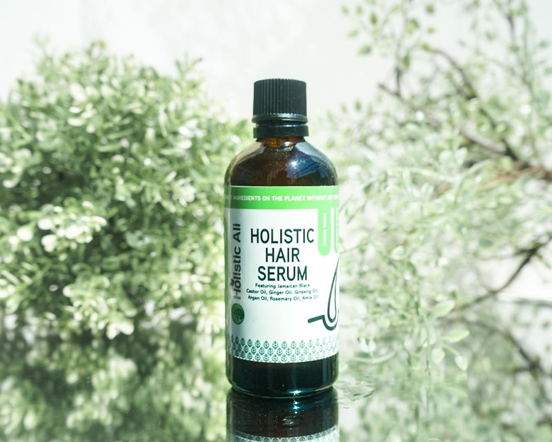 Holistic Hair Oil serum Jamaican Black Castor Oil, Amla Oil, Ginseng Oil, Argan Oil, Ginger Oil, and Rosemary Oil
