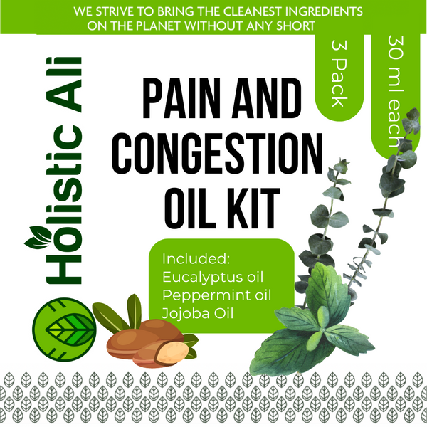 Holistic Pain and Congestion Oil Kit (3 Pack)