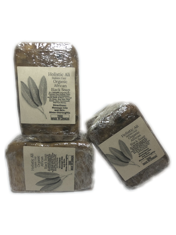 Organic African Black Soap from Burkina Faso BIG 200g (2 Sizes)
