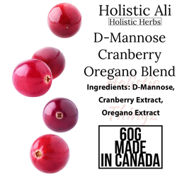 Cranberry, D-Mannose, Oregano Blend 60g