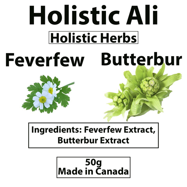 Feverfew Extract and Butterbur Extract Blend 50g