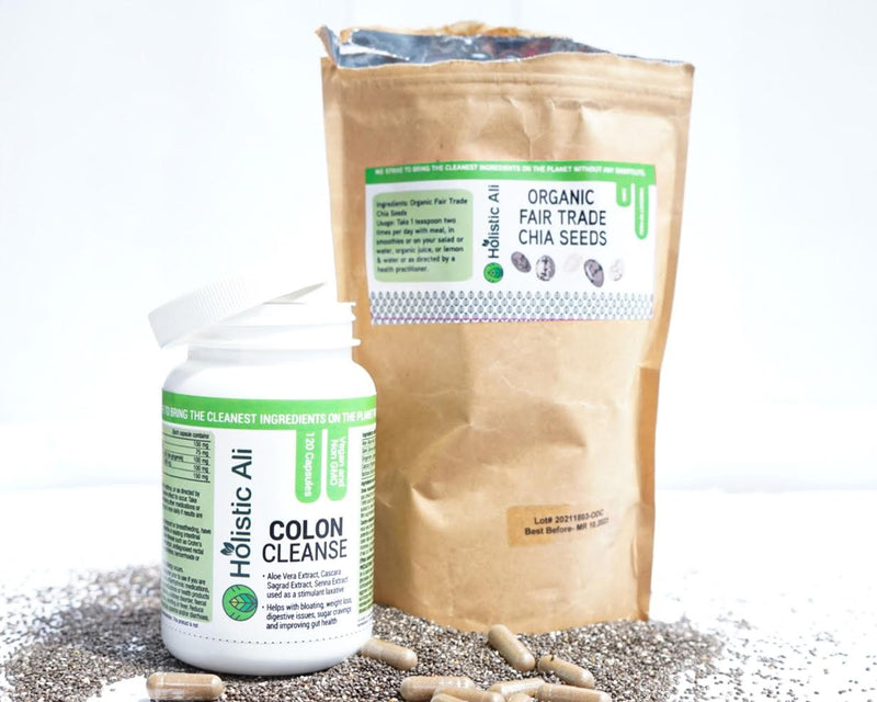 Colon Cleanse + FREE Organic Fair Trade Chia Seeds 226g